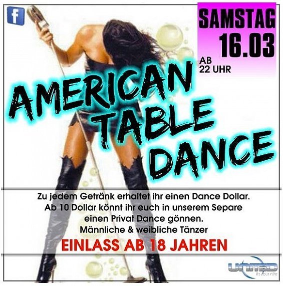 Lavida American Tabledance Bar - Kassel Party - American Tabledance - United in Schwäbisch Gmünd - 16.03.2013