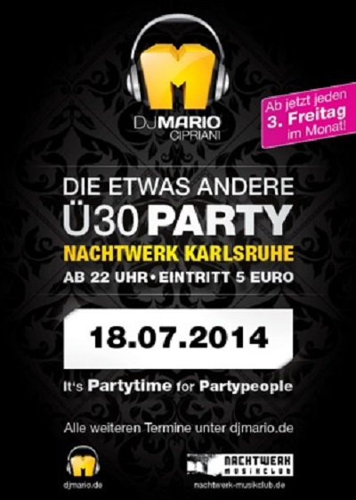 Ü30 single party karlsruhe