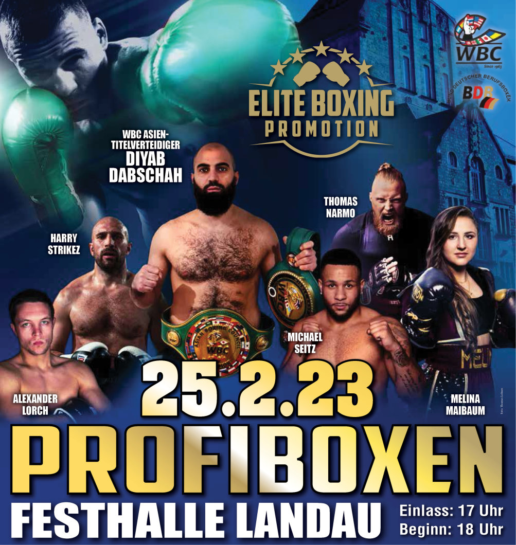 Tickets für Box Nacht Landau WBC Titelkampf Middle East am 25 02 2023