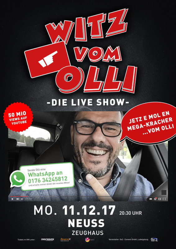 Flyer Witz vom Olli - die LIVE Show - Neuss