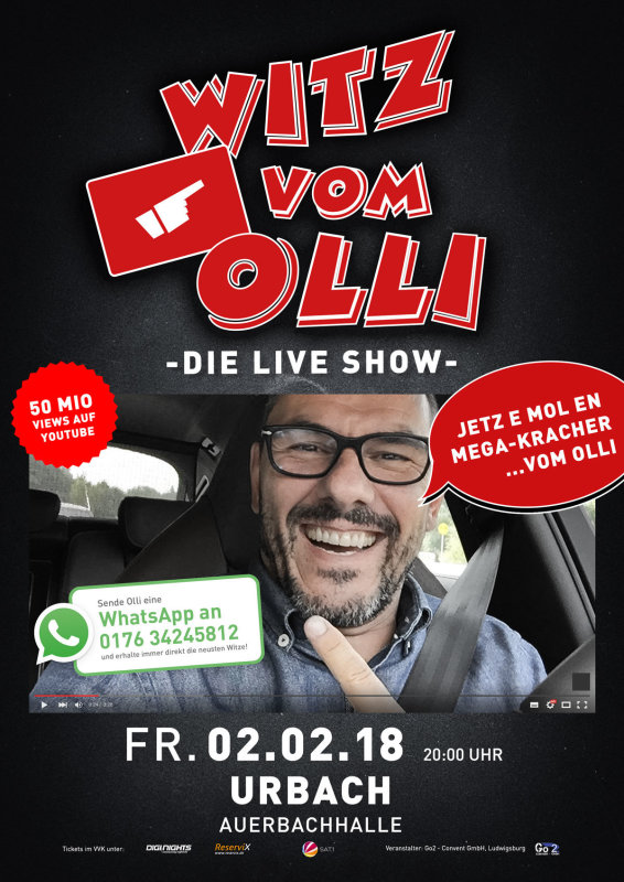 Flyer Witz vom Olli - die LIVE Show - Schorndorf-Urbach