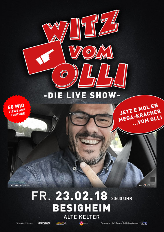 Flyer Ausverkauft! Witz vom Olli - die LIVE Show - Besigheim