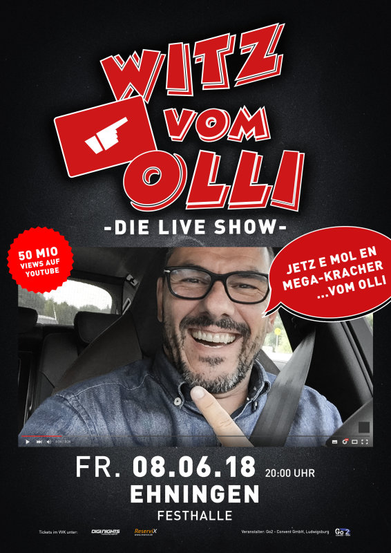 Flyer Witz vom Olli - die LIVE Show - Ehningen