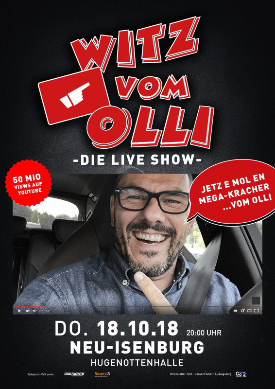 Flyer Witz vom Olli - die LIVE Show - Neu-Isenburg