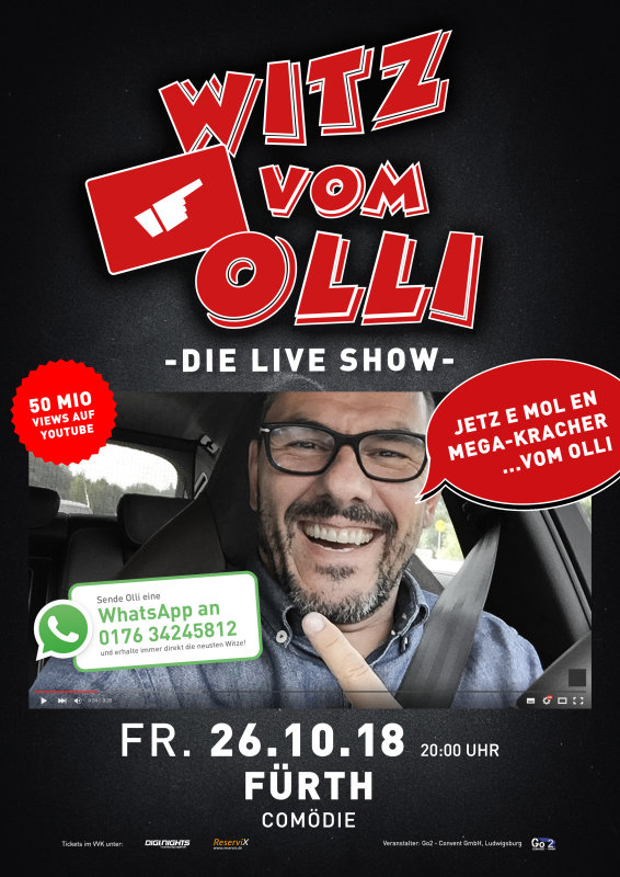 Flyer Witz vom Olli - die LIVE Show -Fürth