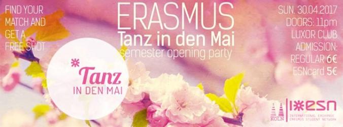 Party - Tanz in den Mai - Match Party by ESN Köln - Luxor in Köln - 30.