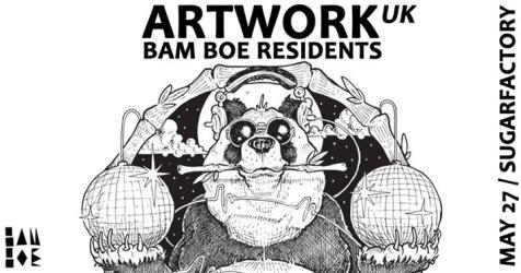 Party - Bam Boe invites Artwork [UK] - Sugarfactory in Amsterdam - 27.