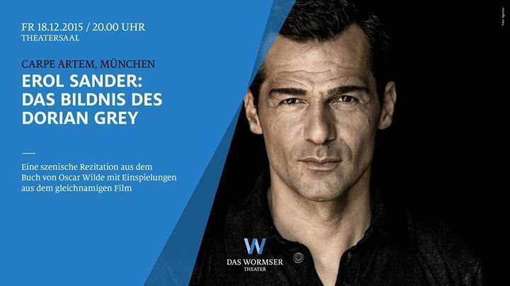 Party - Erol Sander: DAS BILDNIS DES DORIAN GREY - Das Wormser in Worms - 18.12.2015