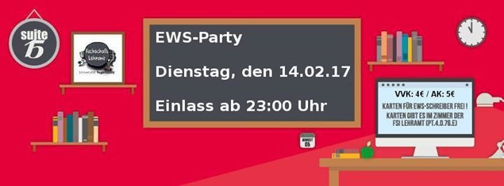 Party - EWS-Party WiSe 16/17 - Suite 15 in Regensburg - 14.02.2017