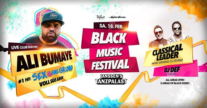 Party - Black Music Festival LIVE: ALI Bumaye - Janssens ...