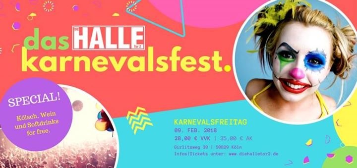 Party - Das HALLE Tor 2 Karnevalsfest | Freibierparty ...