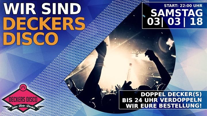 Party - Wir sind Deckers Disco - Decker´s Disco in ...