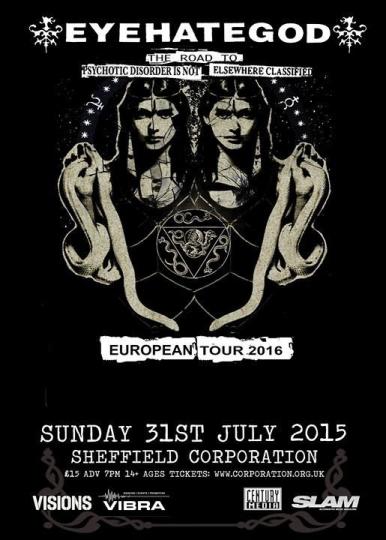 Party Eyehategod Support Corporation Sheffield In Sheffield