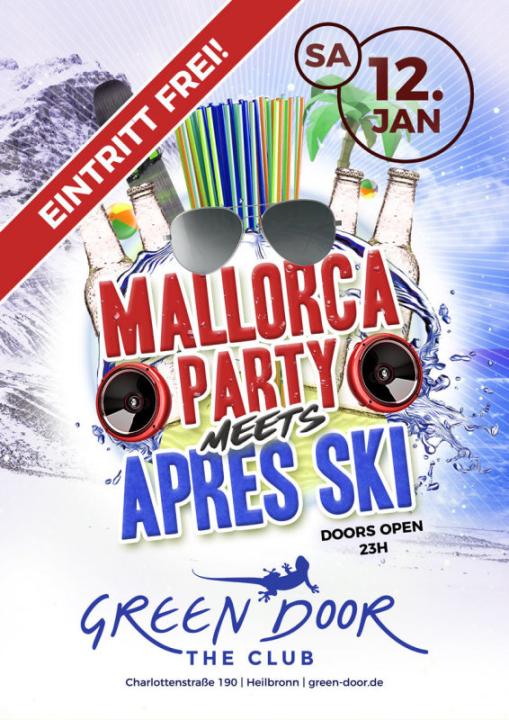 Party Mallorca Party Meets Apres Ski Green Door In