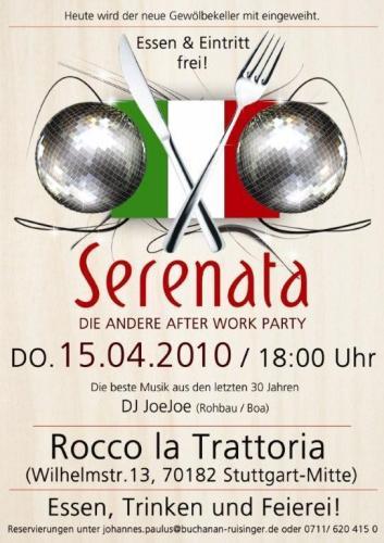 Bilder Serenata Die Andere After Work Party Rocco In Stuttgart 15 04 2010