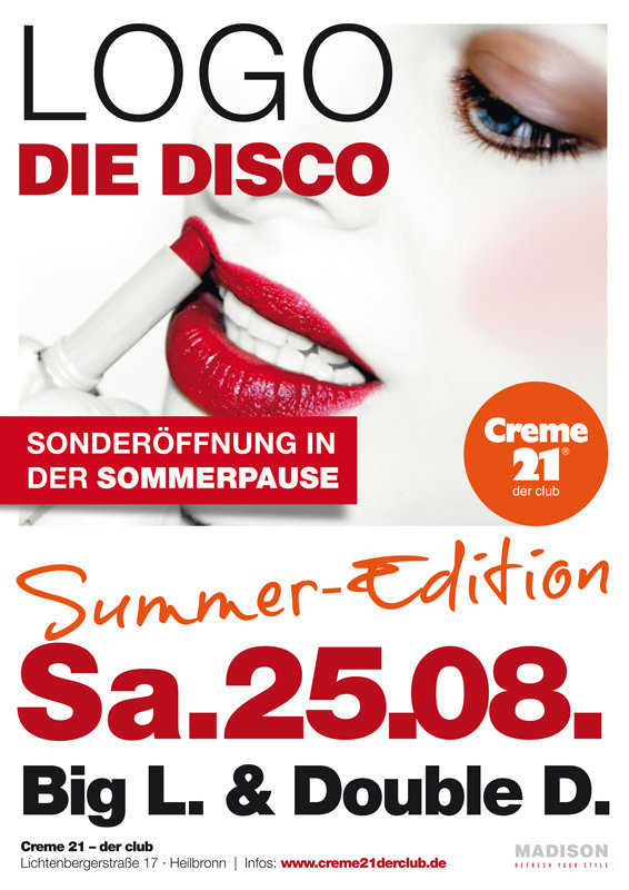 Photos - Logo - Die Disco: SUMMER-EDITION - Creme 21 - der ...