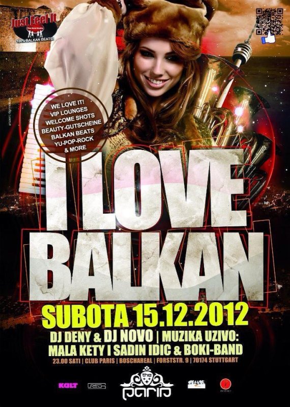 Party - I Love Balkan @Paris-Stuttgart 15.12.2012 - The Paris in ...