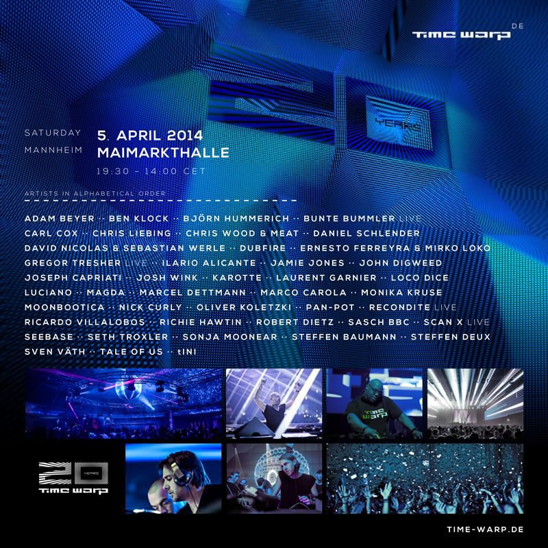 Time warp mannheim 2014 dates