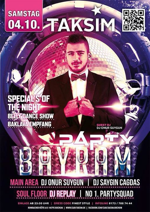 Party CLUB TAKSIM "PARTY BAYRAM" Club Taksim / Area 51 04.10.2014