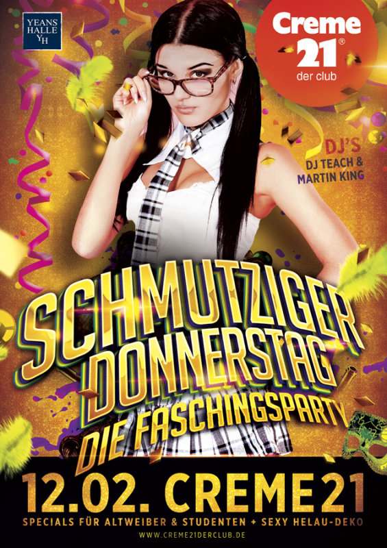 Bilder - Schmutziger Donnerstag - Die Faschingsparty - Creme 21 - der