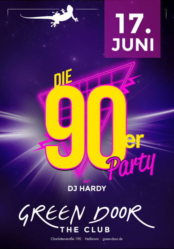 90s 17 party juni Die 90er 17.06.2016 Door Party in   Heilbronn    Green Bilder