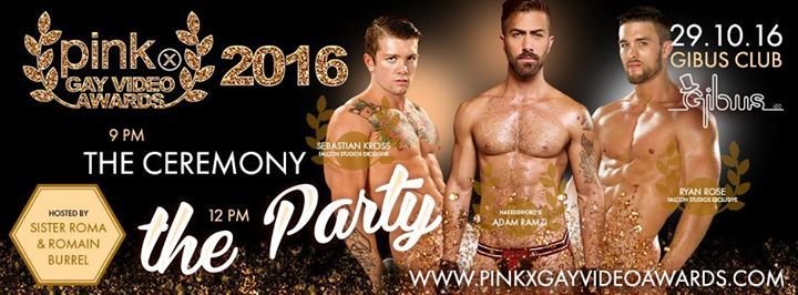 Party PinkX Gay Video Awards Party Le Gibus In Paris 29102016