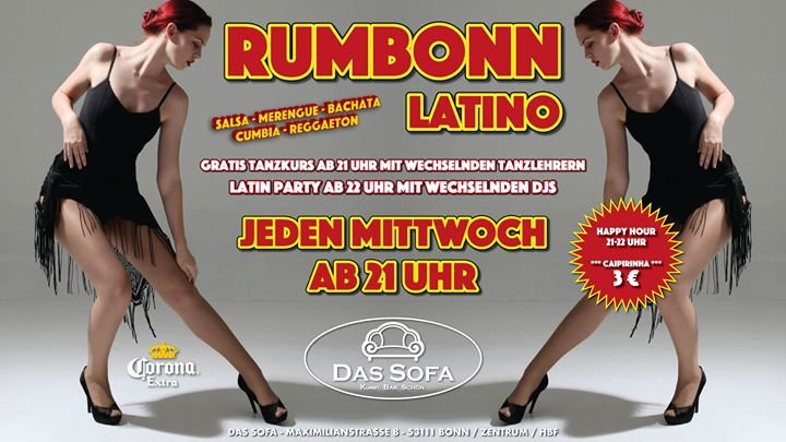 Party - RumBONN Latino - JEDEN Mittwoch! - Das Sofa in ...