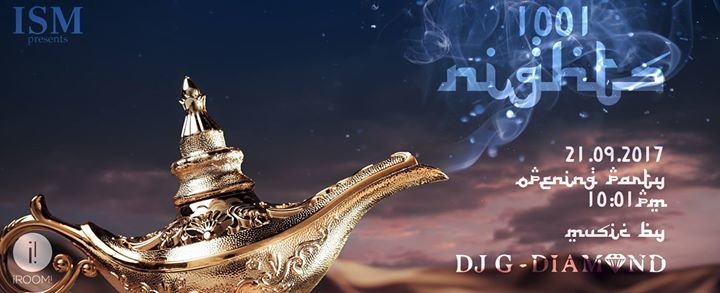 Party - ISM goes iROOM * 1001 nights * DJ G DiAMOND (WS2017) - iROOM in Dortmund - 21.09.2017