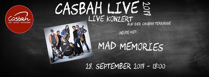 Party - Mad Memories - Casbah LIVE - Casbah Club - 28.09.2017