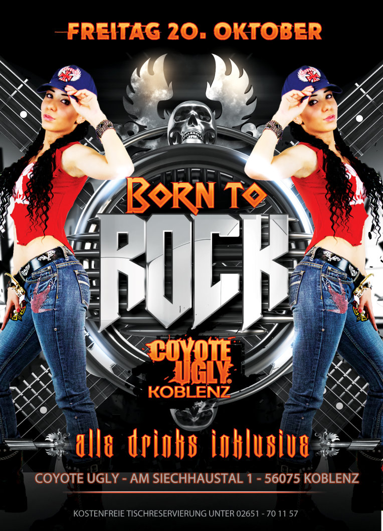 Party - Born to Rock - all drinks inkl. - Coyote Ugly Koblenz - Coyote