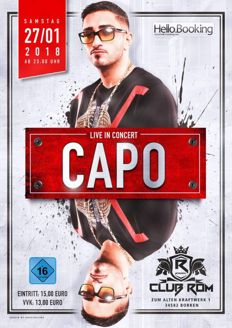 Party Capo live on Stage Club Rom in Borken / Hessen 27.01.2018