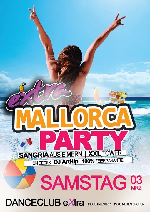 Party - E tra Mallorca-Party - EXTRA - DANCECLUB in Neuenkirchen - 03.
