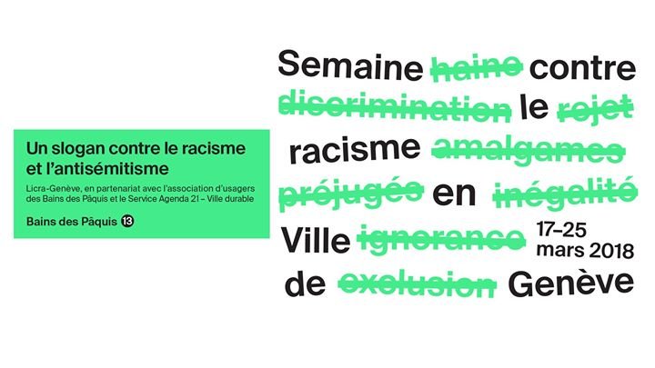 Party Un Slogan Contre Le Racisme Et Lantisémitisme Ville De