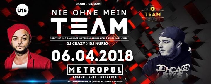 Party - -Nie-Ohne-Mein-Team- - Metropol in Friedrichshafen - 06.04.2018.
