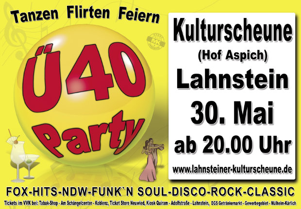 Single party kulturscheune lahnstein
