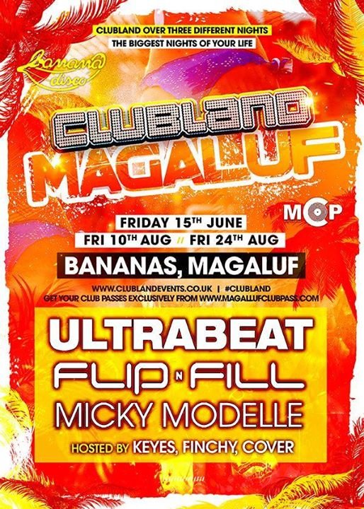 Party Clubland Magaluf Banana's Disco 15.06.2018