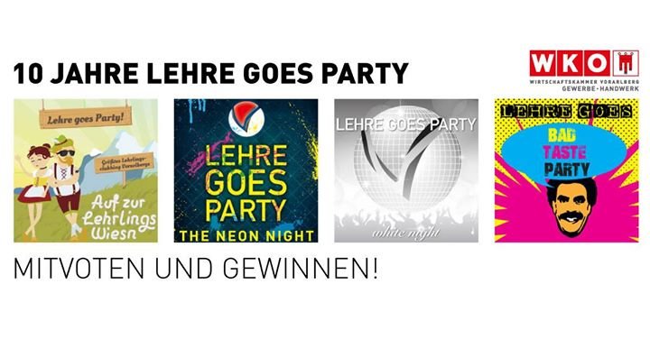 Party - 10 Jahre Lehre Goes Party - K-Shake in Röthis - 25.10.2018