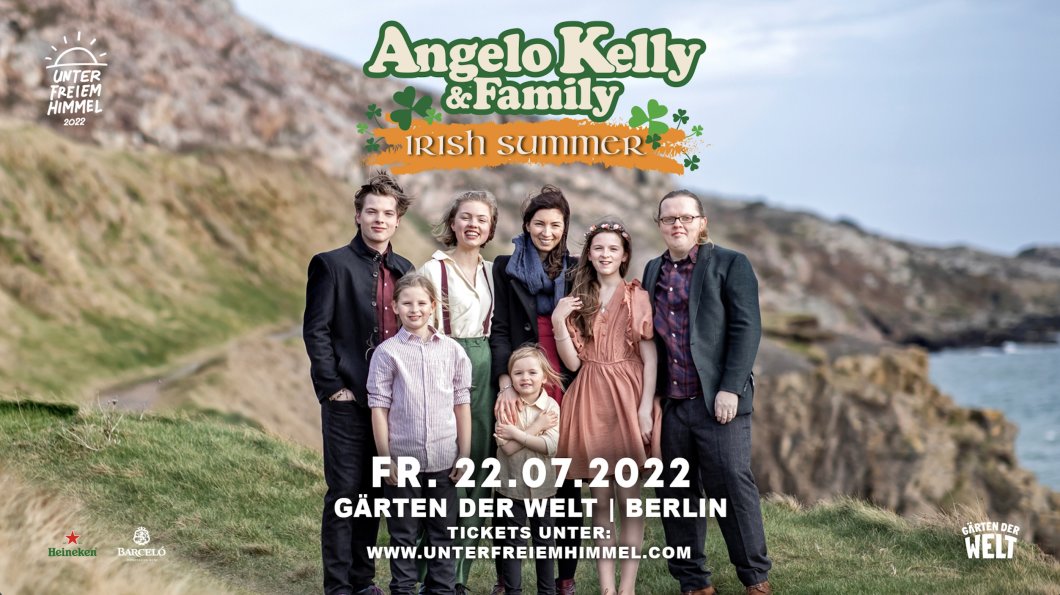 Konzert Angelo Kelly & Family Arena Gärten der Welt in Berlin 22.