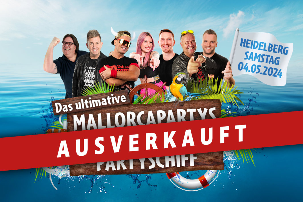 Party Mallorcapartys Deutschland Partyschiff Weiße Flotte in