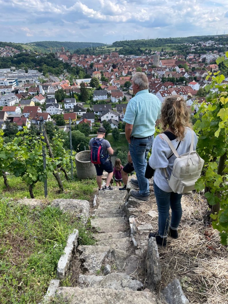 „Wir gehen steil“. Über Steillagen von Besigheim nach Walheim