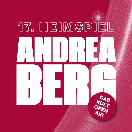 Hintergrund Veranstaltungsreihe Andrea Berg "17. Heimspiel" Das Kult Open Air - 2024