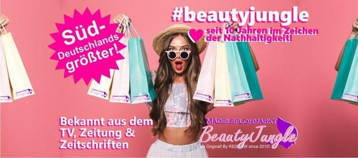 Hintergrund Veranstaltungsreihe Beauty Jungle Mädelsflohmarkt & Hochzeitsbasar in Göppingen