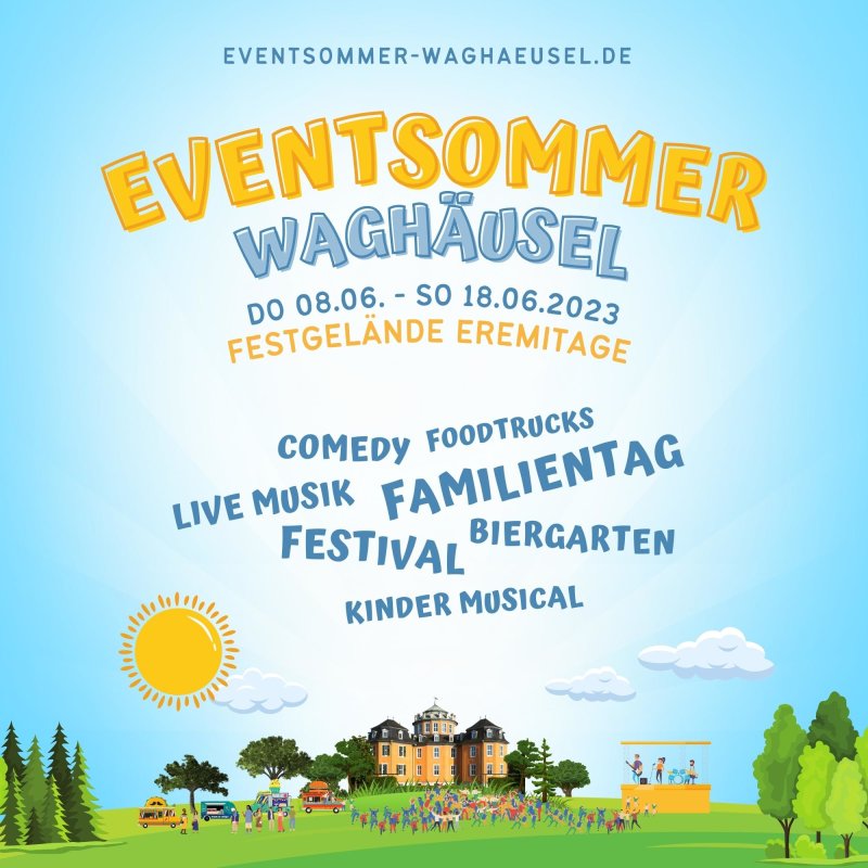 Hintergrund Veranstaltungsreihe Eventsommer Waghäusel