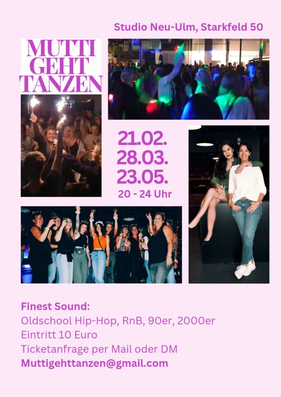 Hintergrund Veranstaltungsreihe Mutti geht tanzen