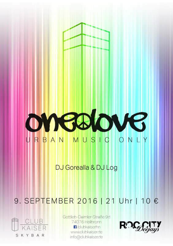 Hintergrund Veranstaltungsreihe One Love.