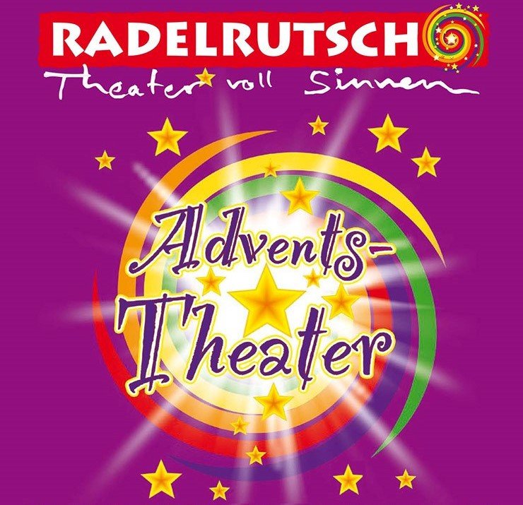 Hintergrund Veranstaltungsreihe RADELRUTSCH Adventstheater 2024