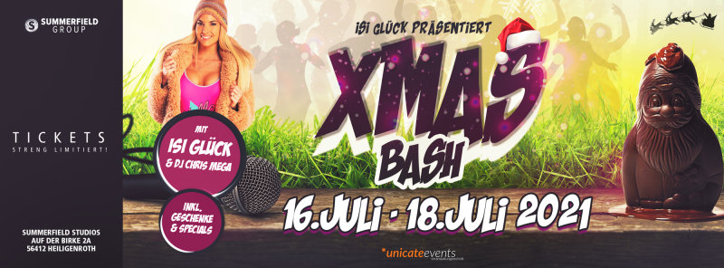 Hintergrund Veranstaltungsreihe Summer X-Mas Bash