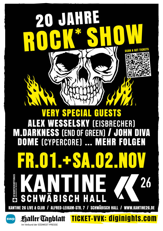 Hintergrund Veranstaltungsreihe THE ROCK*SHOW - 20 JAHRE