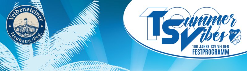 Hintergrund Veranstaltungsreihe TSV Summer Vibes - 100 Jahre TSV Velden