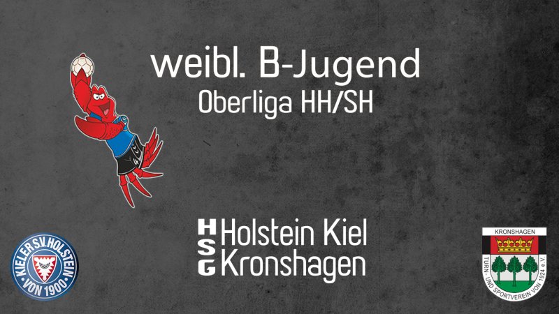 Hintergrund Veranstaltungsreihe weibl. B-Jugend Oberliga 2021/2022 - HSG Holstein Kiel / Kronshagen